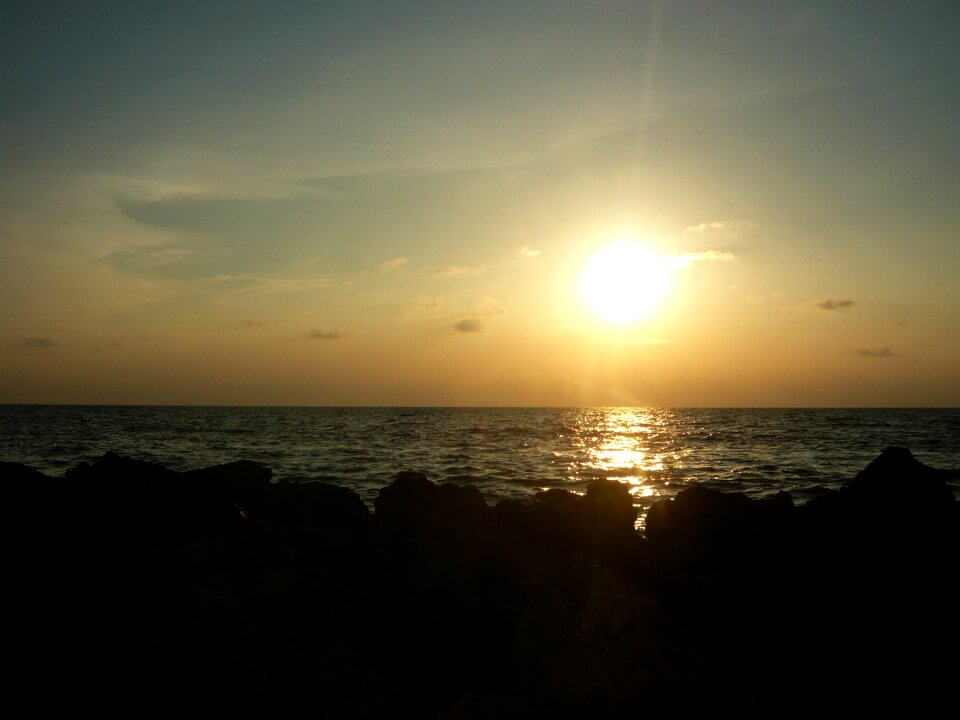 Cartagena sunset beach