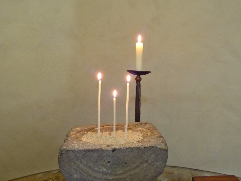 Candle romanesque lighting