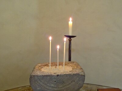 Candle romanesque lighting