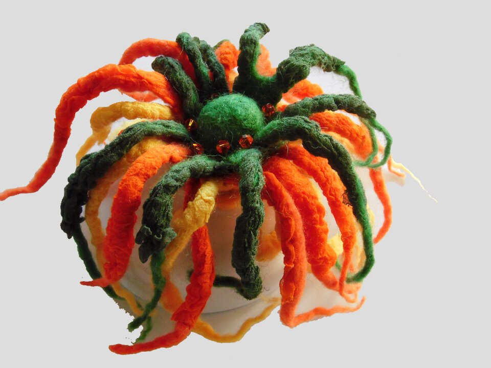Needlework brooch fantasy