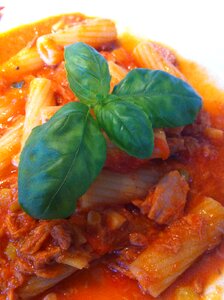 Basil tomato sauce food