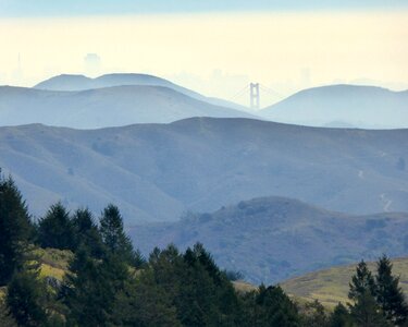 Landscape bridge california photo