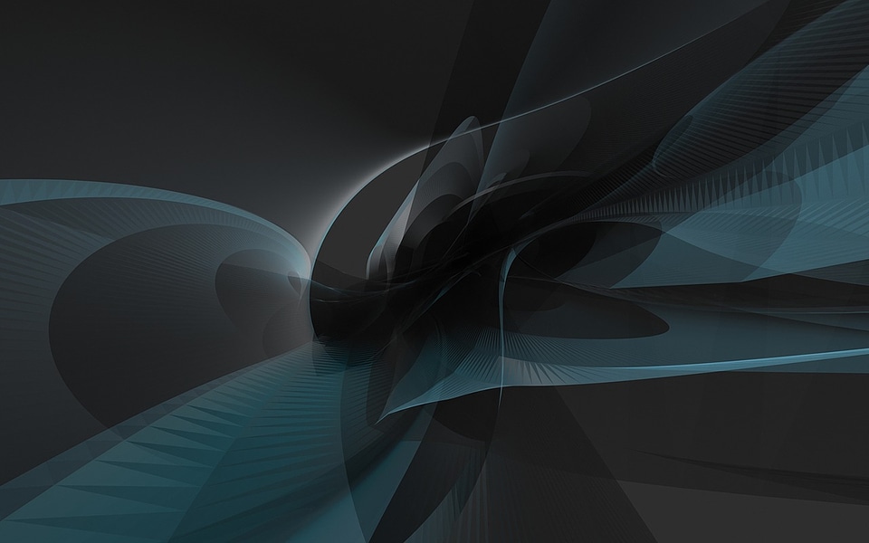 Waves abstract black