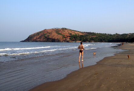 Sea sand water photo