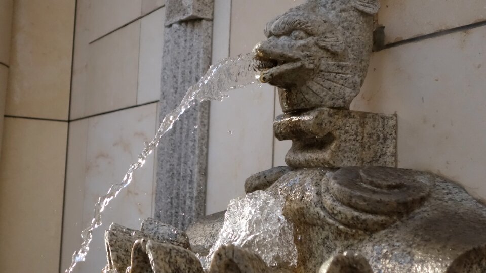 Fountain park statue photo