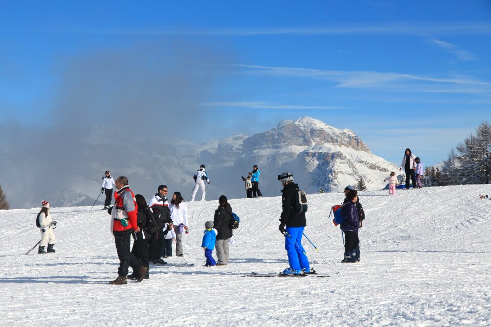 Cold white dolomites photo