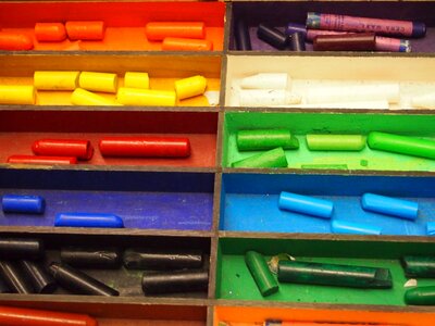 Colorful paint hobby
