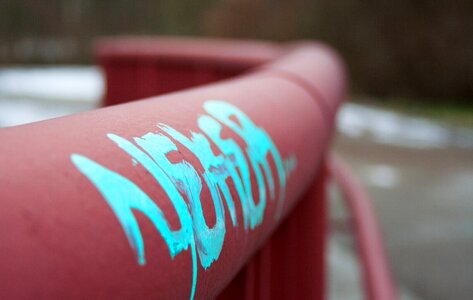 Graffiti youth word