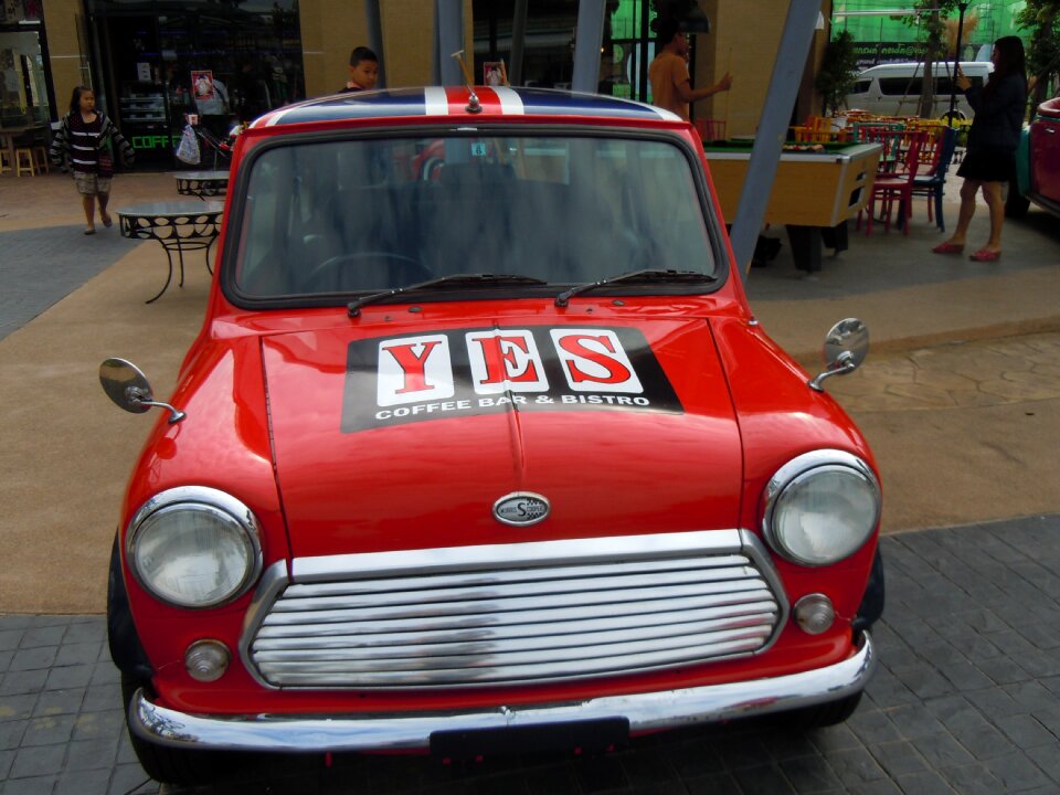 Vehicle red pretty