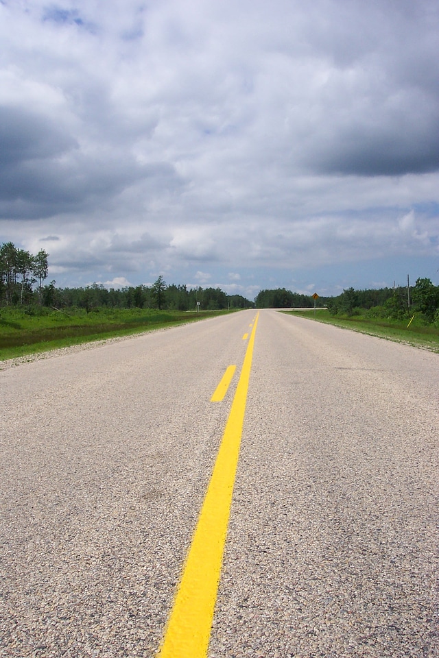 Travel asphalt journey