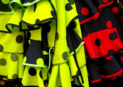 Dresses flamenco fabrics