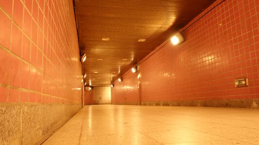 Marble indoor pathway photo