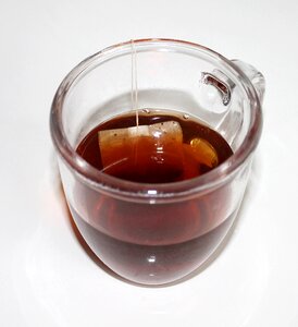 Cup teacup tea bag photo
