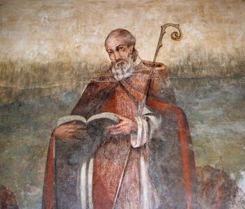 San ginés de jara mural painting 14th century