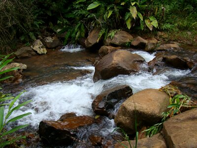 Stones cascade water photo