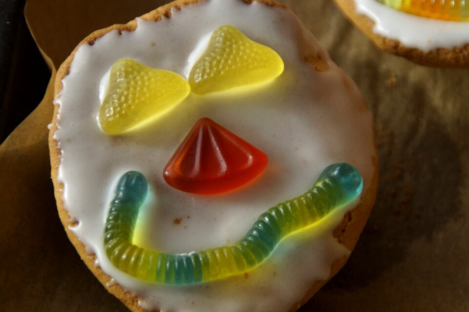 Clown face face small cakes