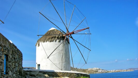 Blue island sea photo