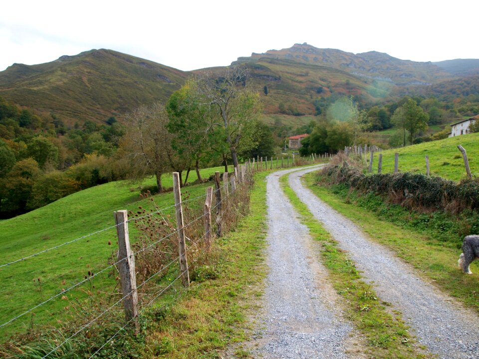 Mountain road rural trail
