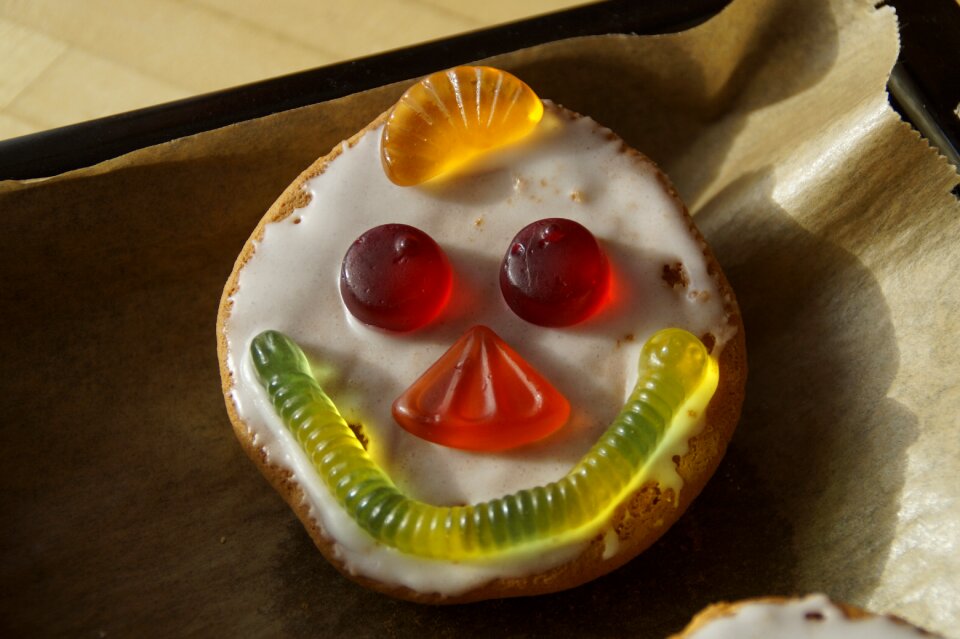 Clowngesicht face small cakes