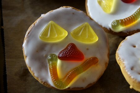 Clown face face small cakes
