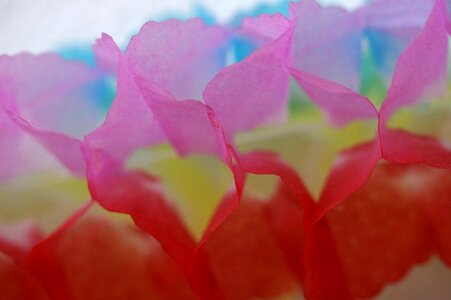 Colorful birthday structure