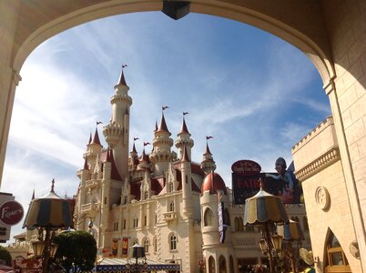 Castle amusement park entertainment