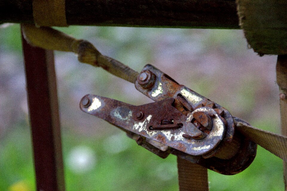 Metal weathered broken