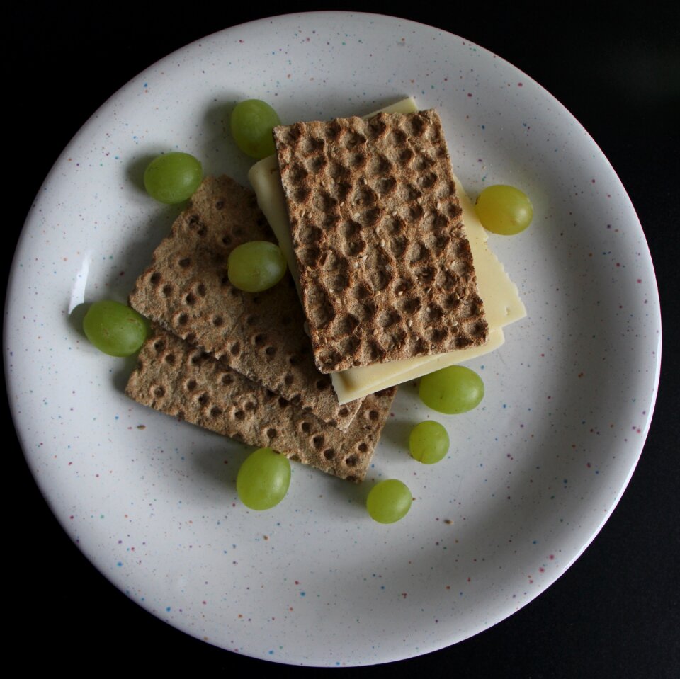 Cheese crispbread food