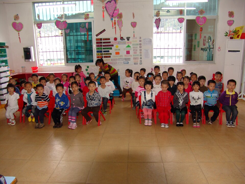 Brown education brown classroom