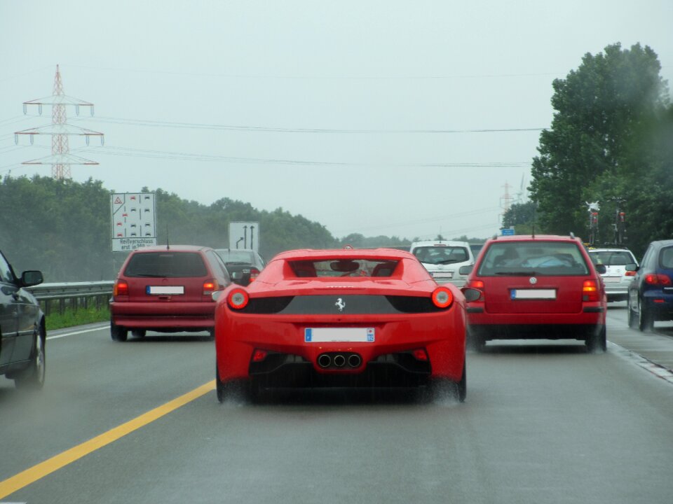 Car motorway the autobahn