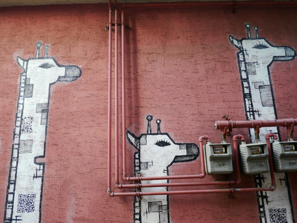 Drawing row palace east graffiti