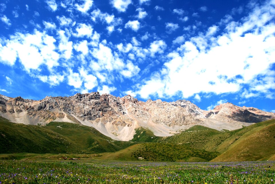 Mountains naryn kyrgyzstan photo