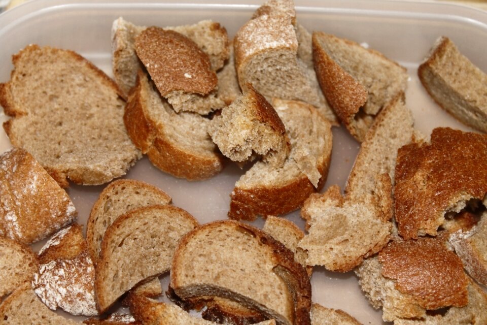 Food staple food baked