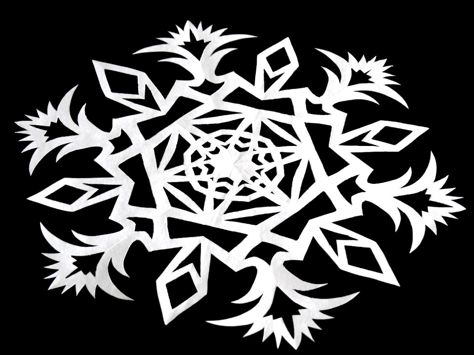 Black and white pattern decoration