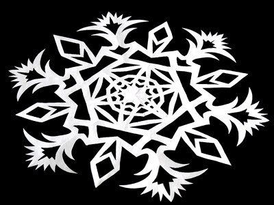 Black and white pattern decoration