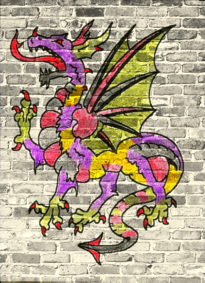 Dragon art creative
