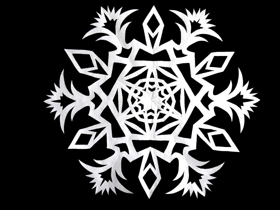 Black and white pattern decoration