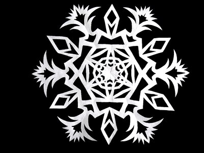 Black and white pattern decoration