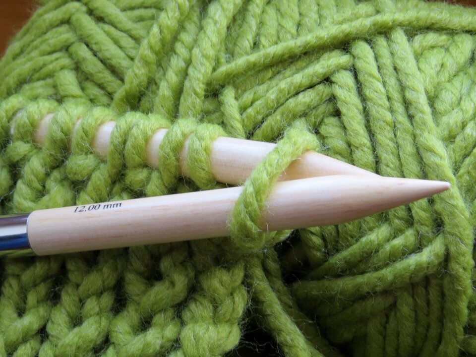 Wool cat's cradle hand labor