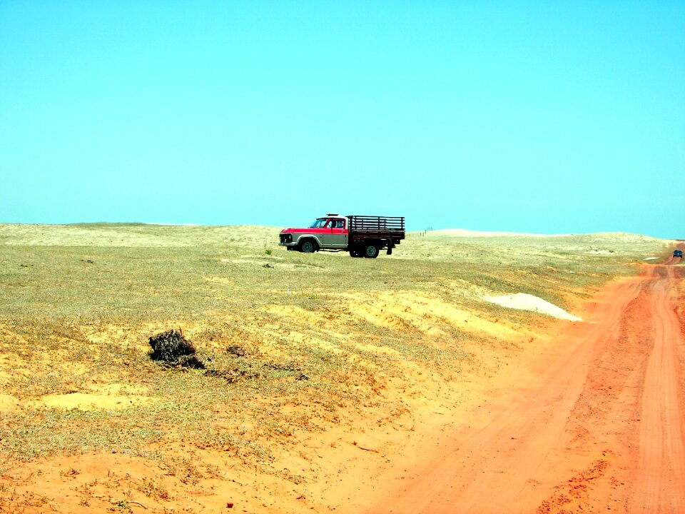 Sand beach horizon