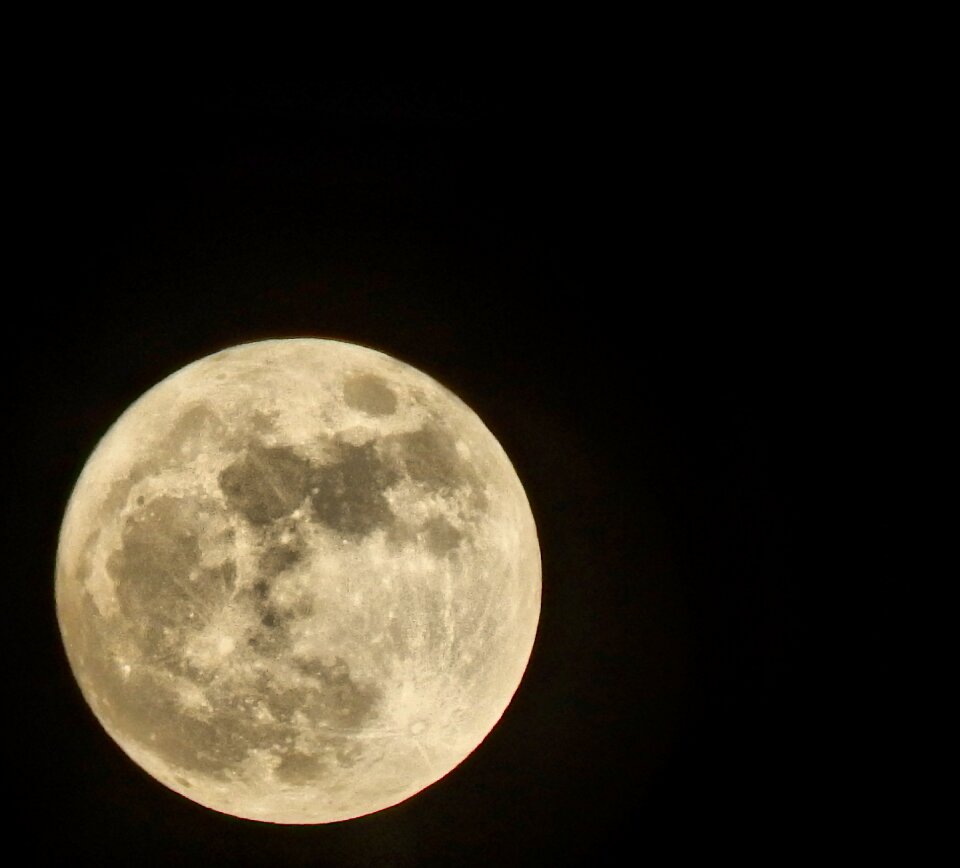Full moon night dark