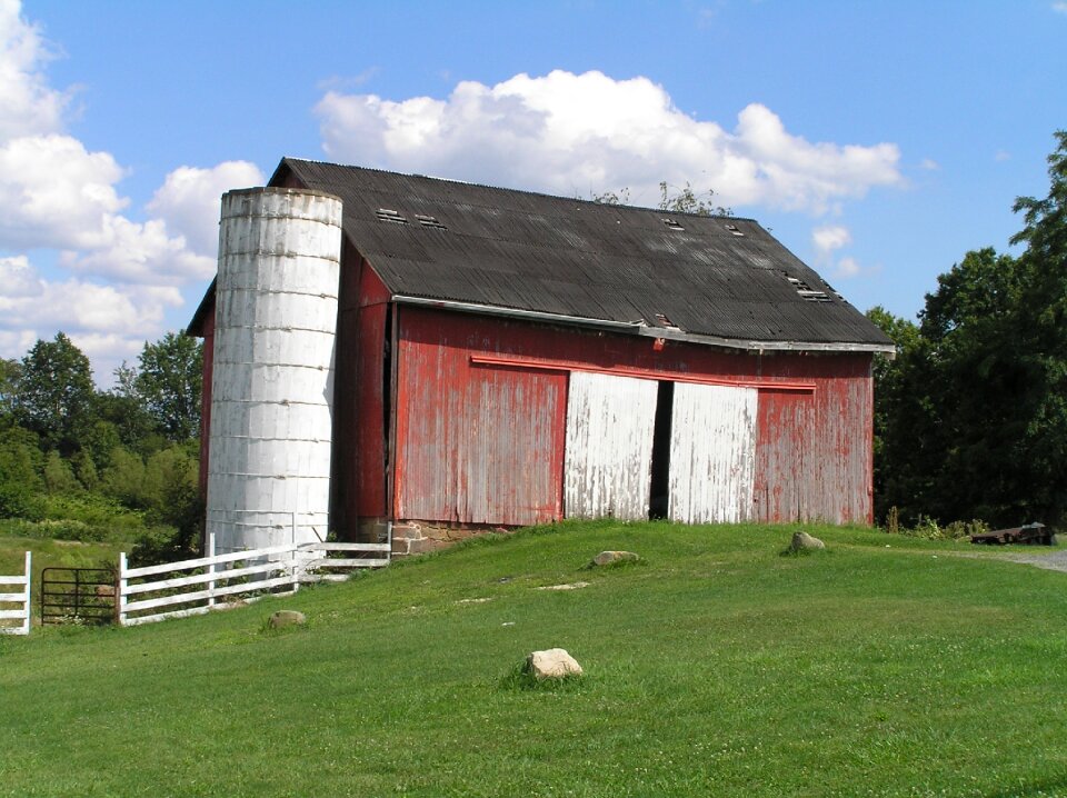 Country farm weathered