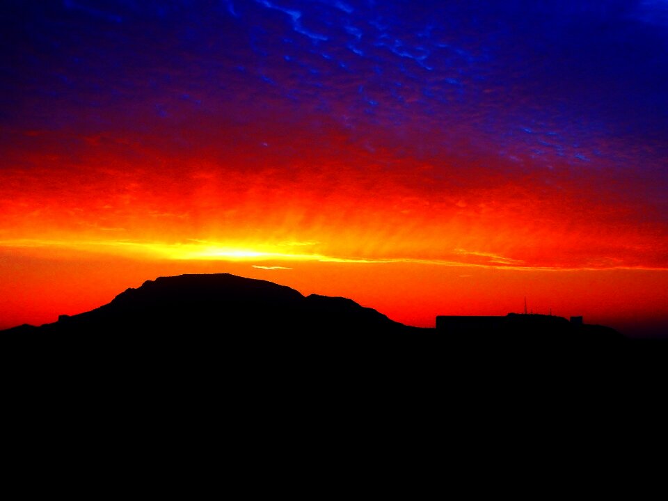 Landscape sun sunset