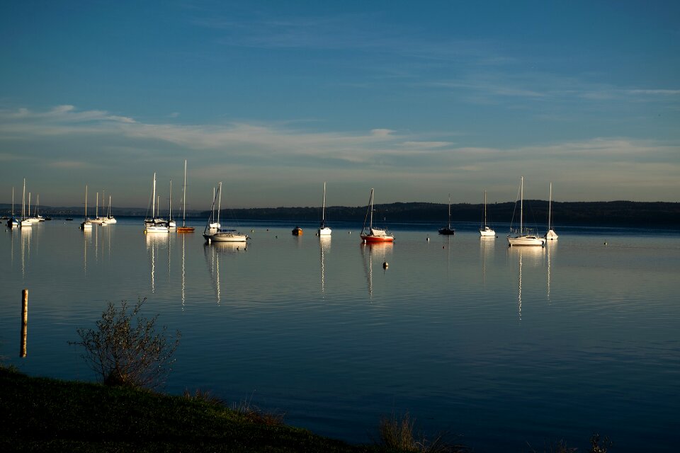 Nature blue mirroring