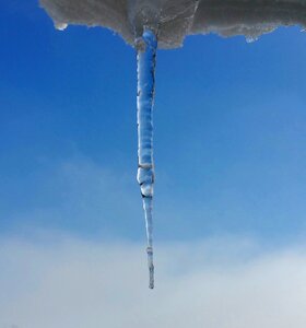 Ice frozen sky photo