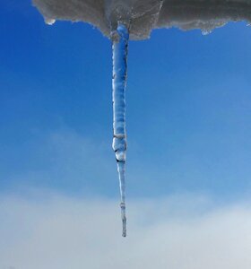 Ice frozen sky