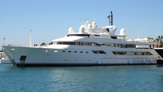 Luxury boat sea summer