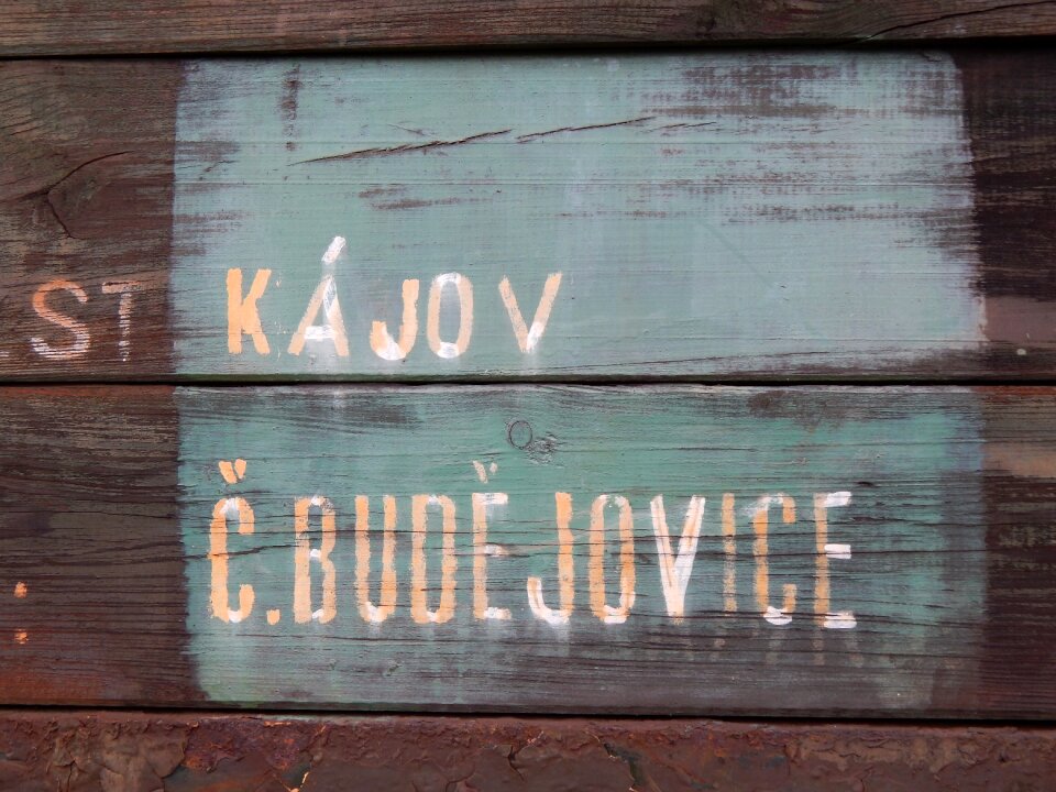 Czech budejovice train stop