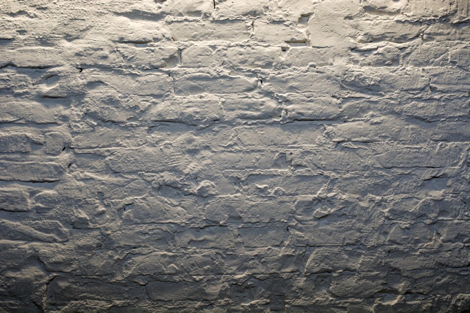 Bricked masonry white