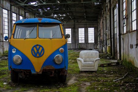 Vw bus old rust